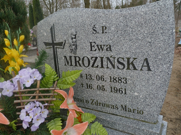 Ewa Mrozińska 1883 Pieńsk - Grobonet - Wyszukiwarka osób pochowanych
