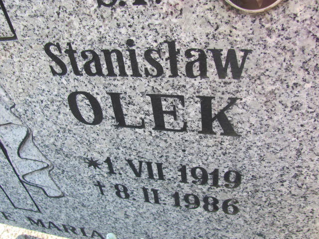 Stanisław Olek 1919 Pieńsk - Grobonet - Wyszukiwarka osób pochowanych