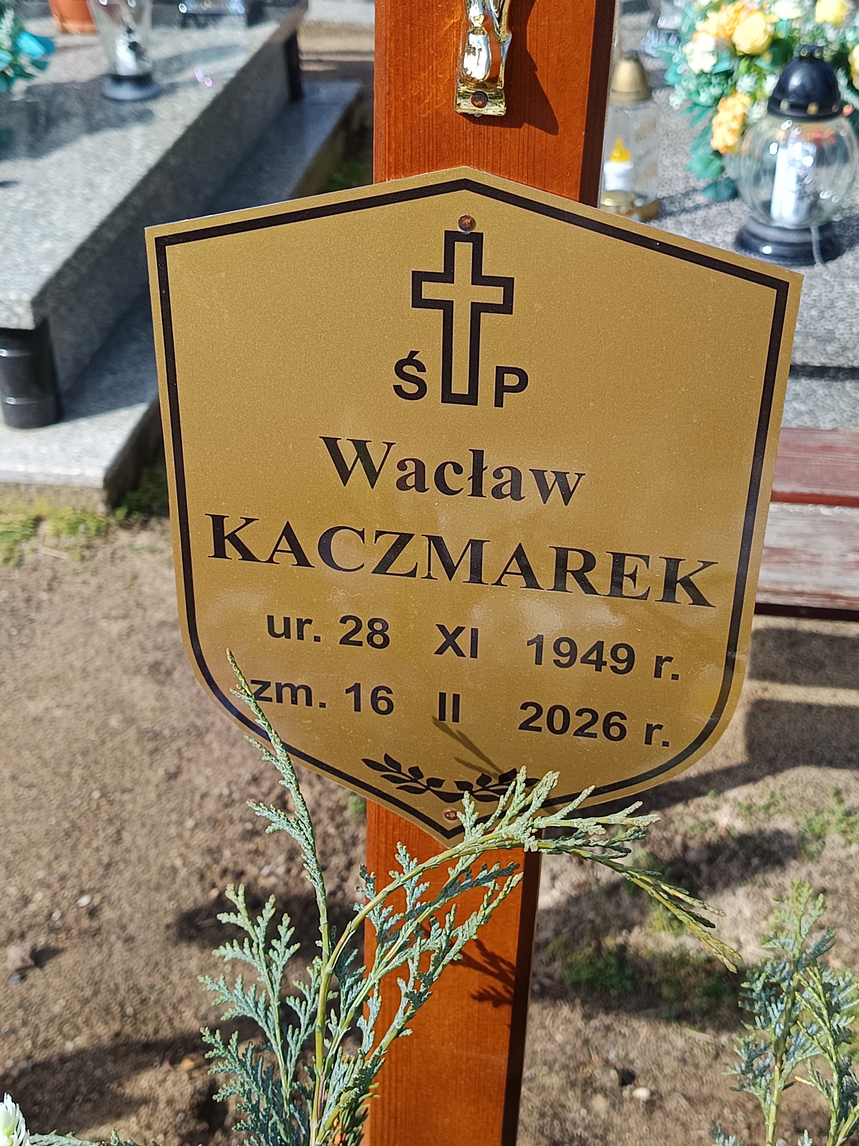 Wacław Kaczmarek 1949 Pieńsk - Grobonet - Wyszukiwarka osób pochowanych