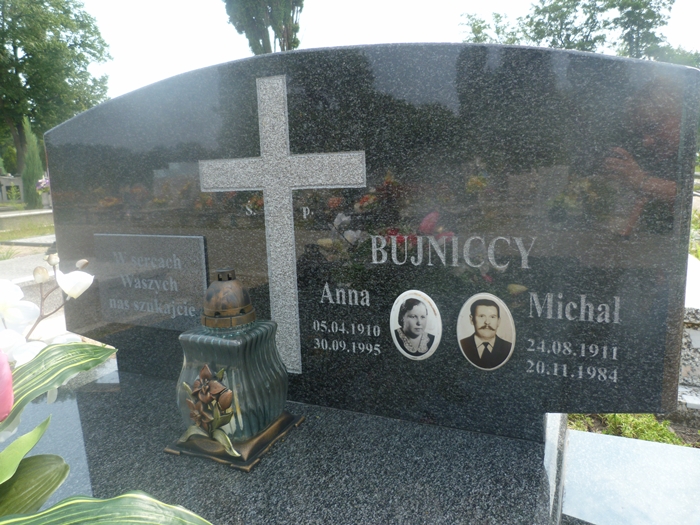 Anna Bujnicka 1910 Pieńsk - Grobonet - Wyszukiwarka osób pochowanych